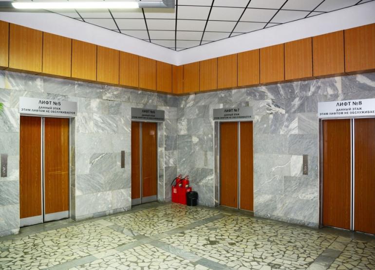 Дельта: Вид главного лифтового холла
